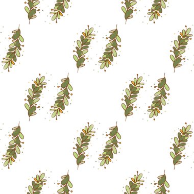 soyut yaprağı deseni