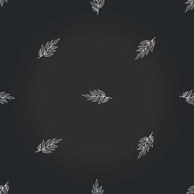 soyut yaprağı deseni