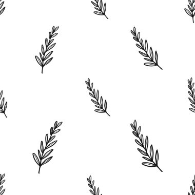 soyut yaprağı deseni