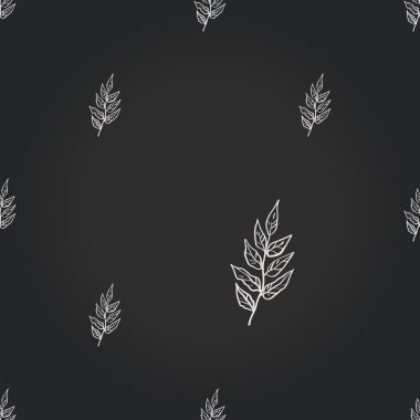 Ağaç dalı ile Vintage dikişsiz desen.