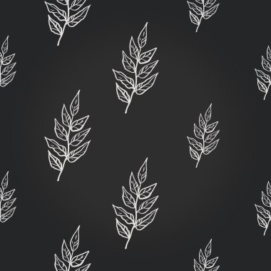 soyut yaprağı deseni