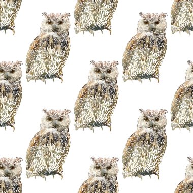 baykuş seamless modeli