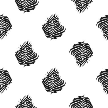 soyut yaprağı deseni