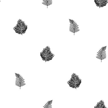 soyut yaprağı deseni