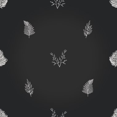 soyut çiçek desenli