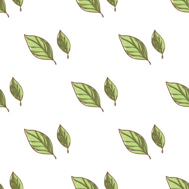 soyut yaprağı deseni