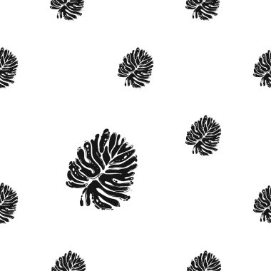 Palmiye yaprağı ile Vintage desen