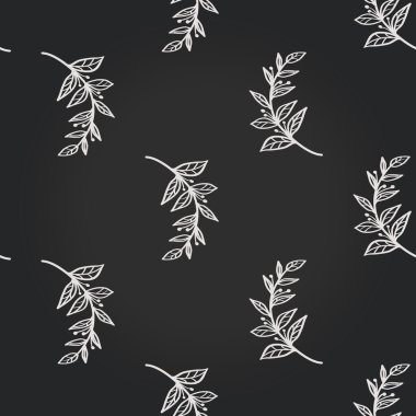 soyut yaprağı deseni