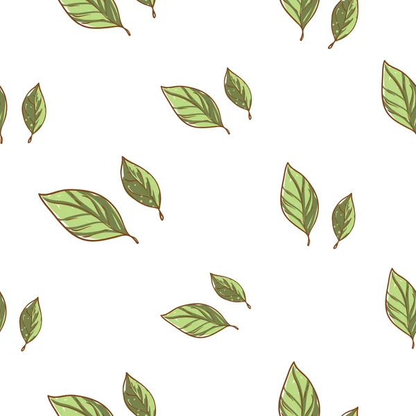 Muster abstrakter Blätter — Stockvektor