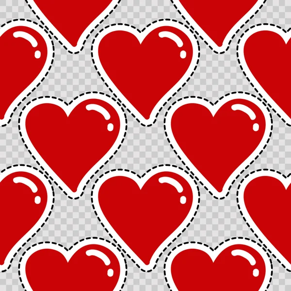 Corazones color fondo — Vector de stock