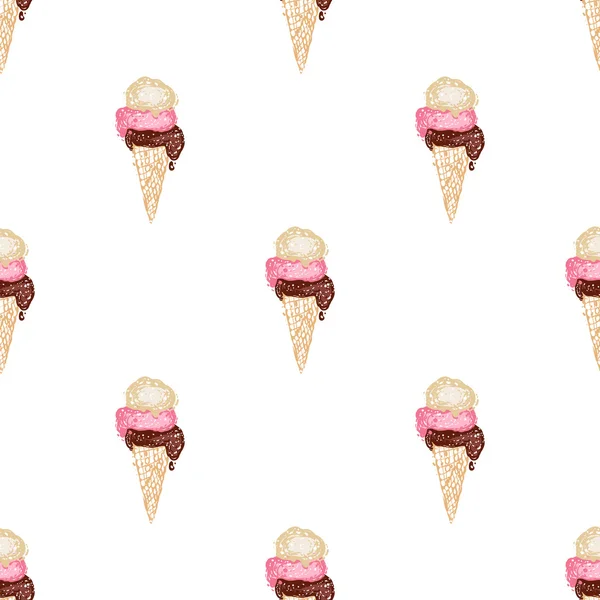 冰淇淋图案 — 图库矢量图片