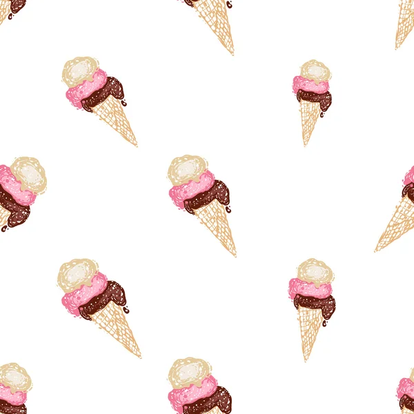 Modèle de crème glacée — Image vectorielle