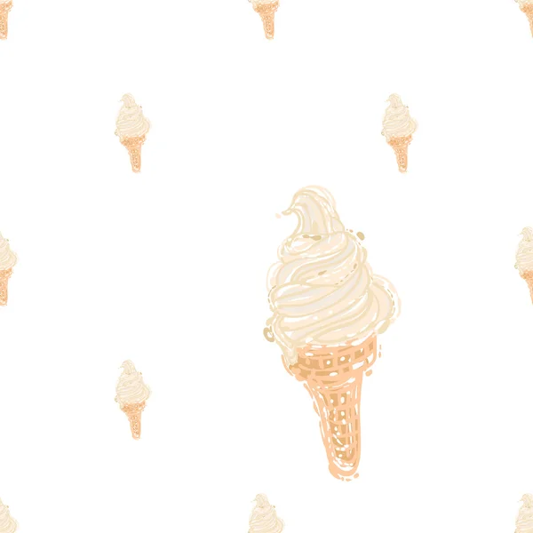 Морозиво візерунком — стоковий вектор