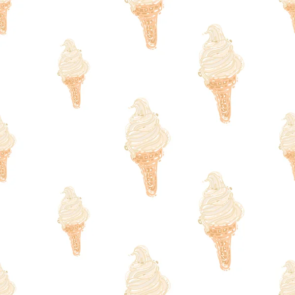 Modèle de crème glacée — Image vectorielle