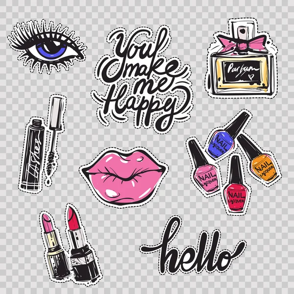 Conjunto de iconos de belleza — Vector de stock