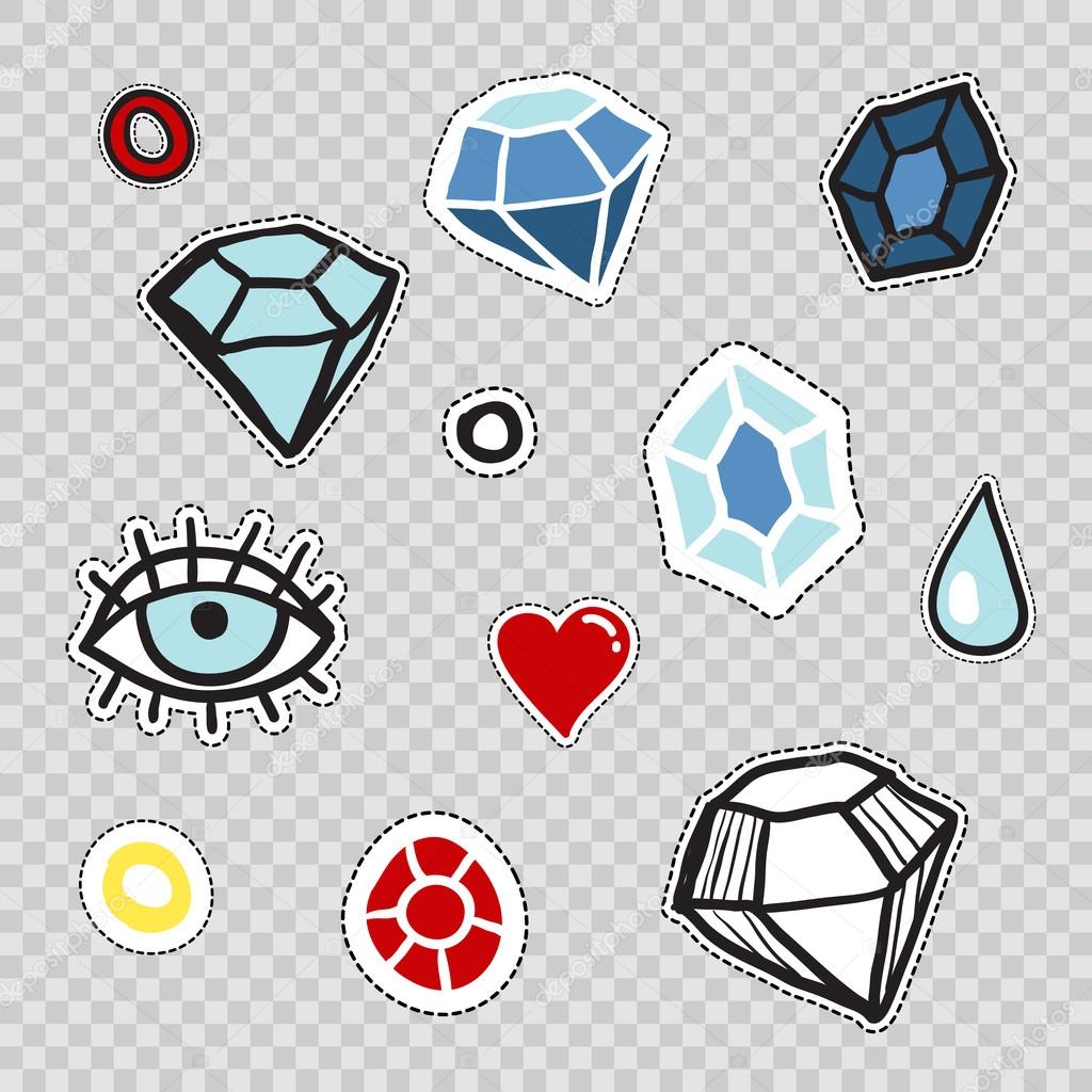 Abstract icons vector collection pattern