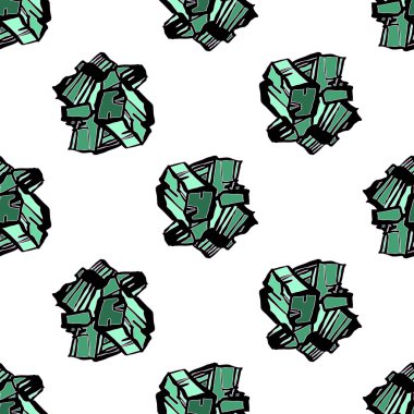 Kristal taşlar seamless modeli