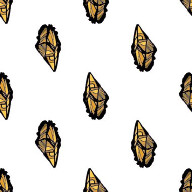 Kristal taşlar seamless modeli