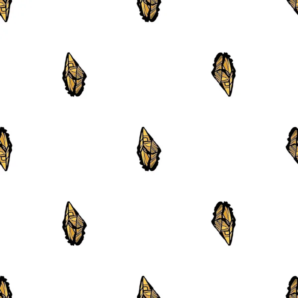 水晶石头无缝模式 — 图库矢量图片
