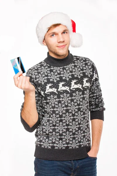 Adam Noel Baba'nın şapka ve banka kartı