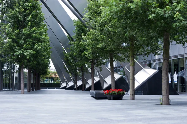 Bir iş bölgesinde Plaza