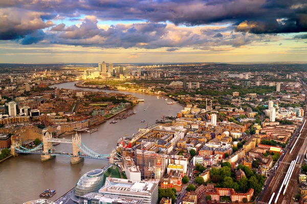 East London Skyline Cityscape — Stock Photo, Image