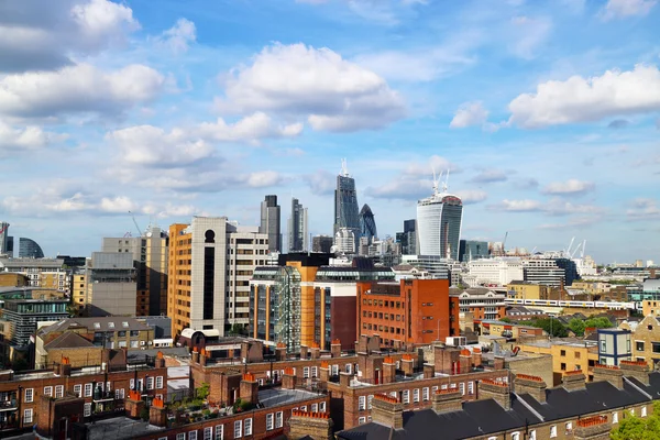 London Asuransi Dan Perbankan Cityscape — Stok Foto