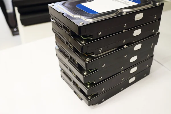 Just a  Bunch Of Hard Disks JBOD — Stock Photo, Image