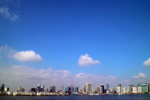 Tokyo Bay stadsbilden landskap — Stockfoto