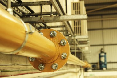 sanayi sarı çelik gaz borusu