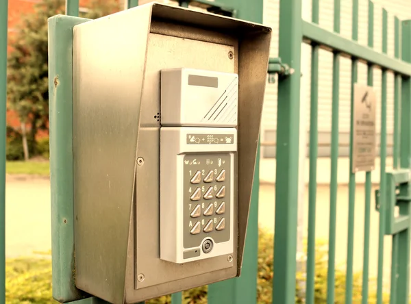 Gate Security Control — Stock Photo, Image