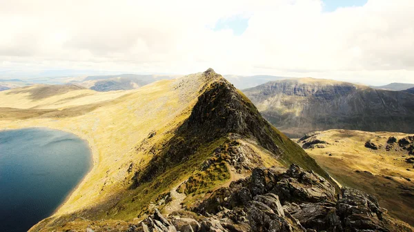 Striding Edge En El Distrito de los Lagos — Foto de Stock