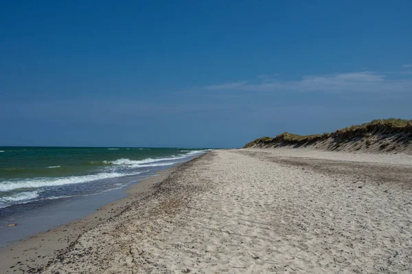 Plaża Morzu Bałtyckim Darer Ort — Zdjęcie stockowe