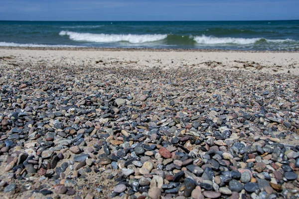 Alluvial Colored Stones Baltic Sea Fischland Darss Zingst Peninsula — Stock Photo, Image