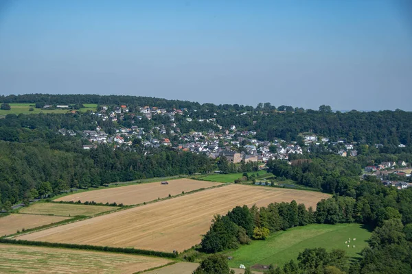 Herrlicher Blick Auf Untermaubach Von Oben — Stockfoto