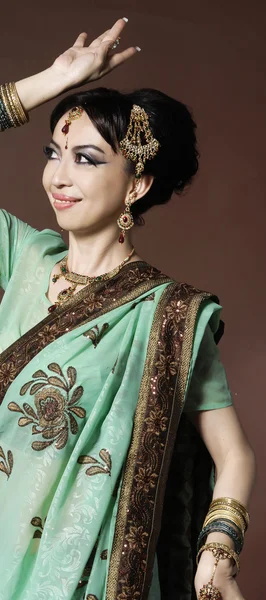 Asian woman in traditional clothing