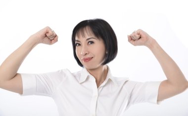 çekici bir kadın ayakta