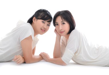 sevgi dolu bir anne ve kızı