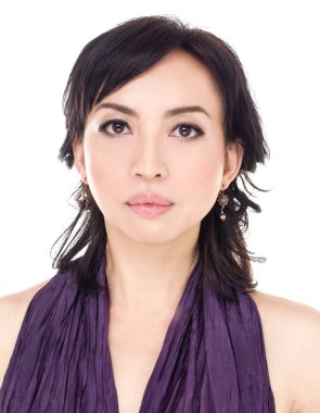 Güzel orta yaşlı kadın.