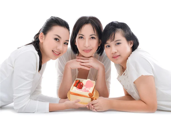 Family having fun — Stock Photo, Image