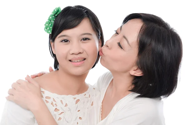 Kärleksfull mor och dotter — Stockfoto