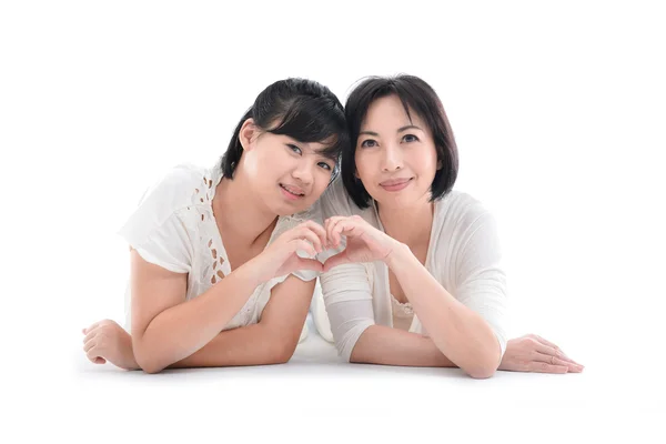 Mother and smile daughter — Stock Photo, Image