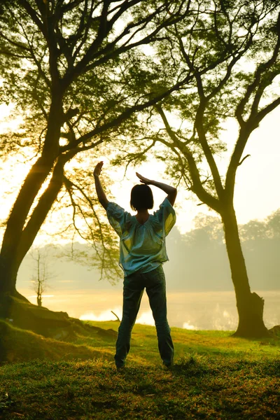 Yoga woman — Stock Photo, Image