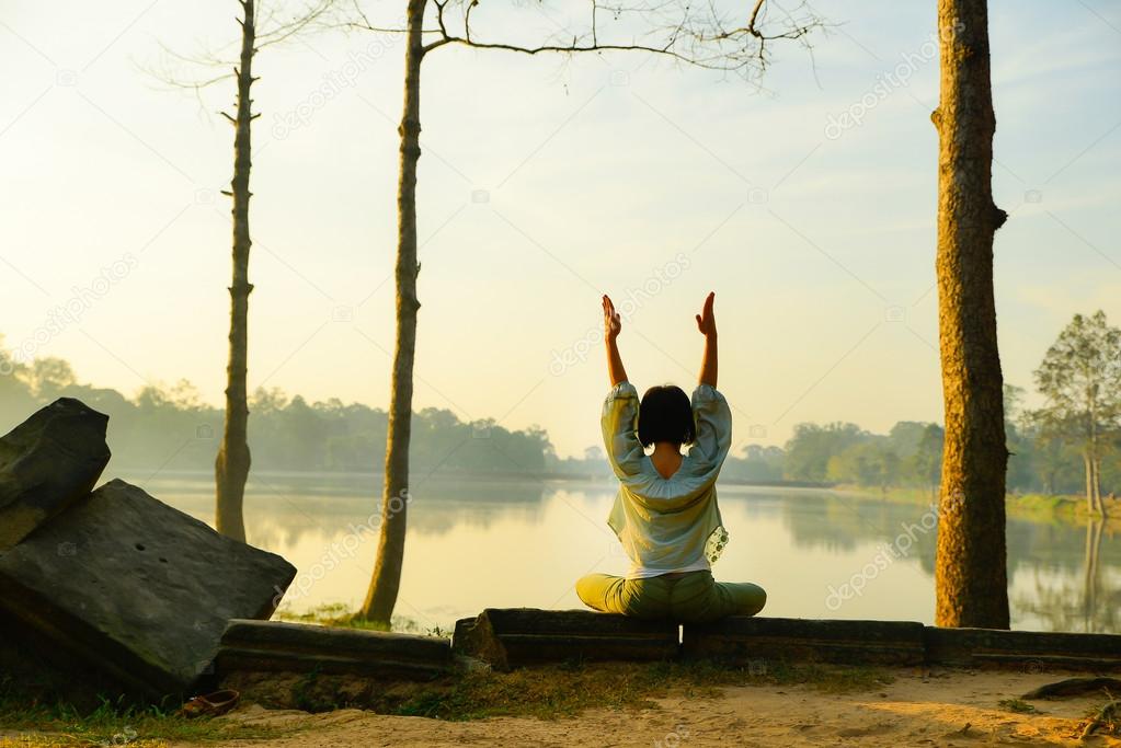 Yoga woman