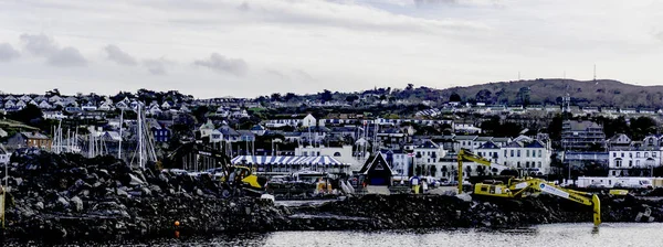Howth Harbour Irském Dublinu Kde Rozšiřuje Střední Molo Získává Zpět — Stock fotografie