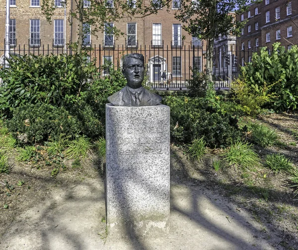 Statue Michael Collins 1890 1922 Irish Revolutionary Hero Grounds Merrion — Stock Photo, Image