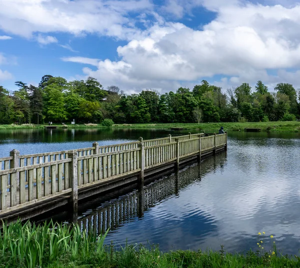 Lago Pesquero Corcagh Park Clondalkin Dublín Irlanda —  Fotos de Stock