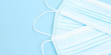 Kulaklık maskesi, 3 katlı, güvenlik maskesi. Toz korumalı solunum cihazı ve solunum maskesi..