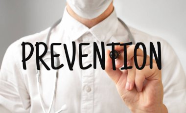 Doktor kelime yazma İşaretleyici ile önleme, Tıbbi konsept