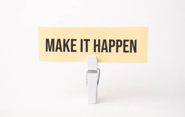 Kağıt üzerinde olmasını sağla. Beyaz arkaplanda